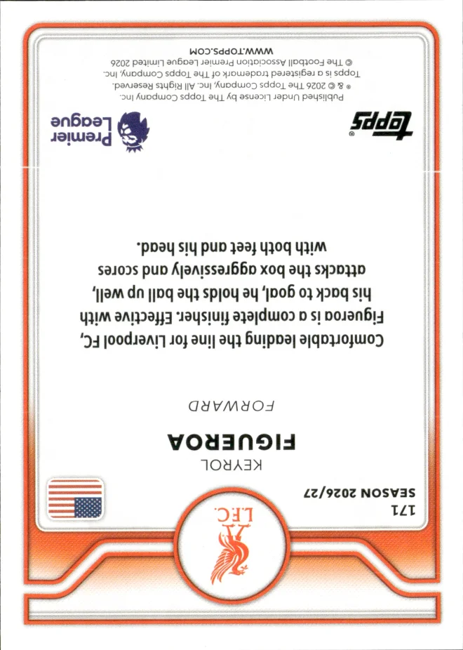 Keyrol Figueroa card back
