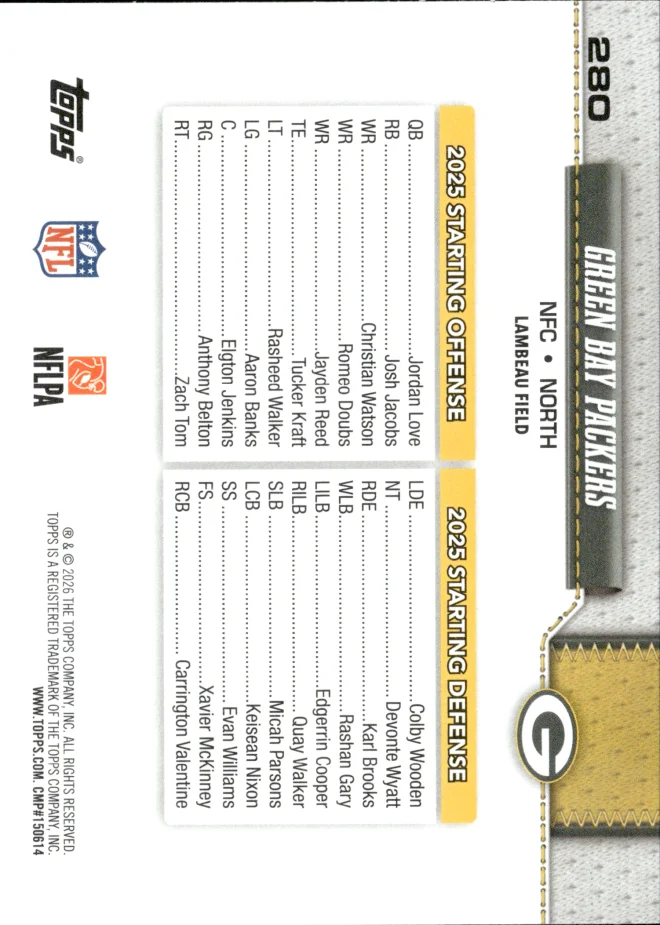 Card 14 card back