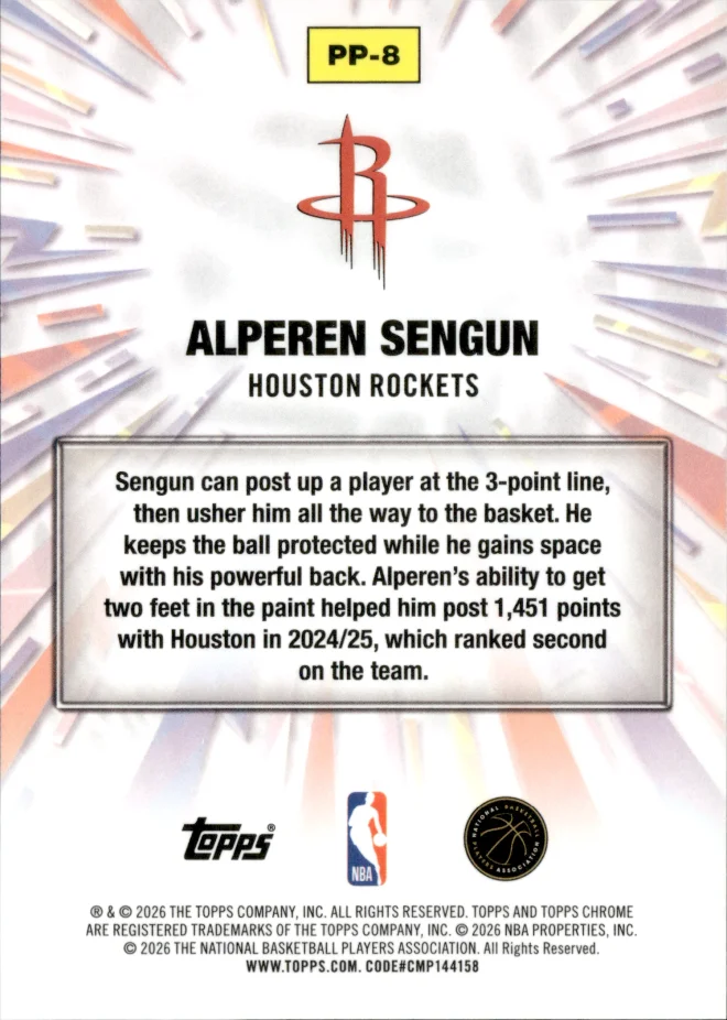 Alperen Sengun card back