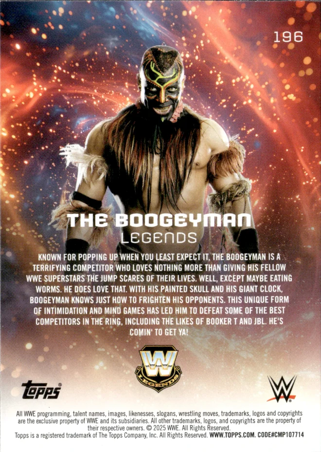 The Boogeyman card back