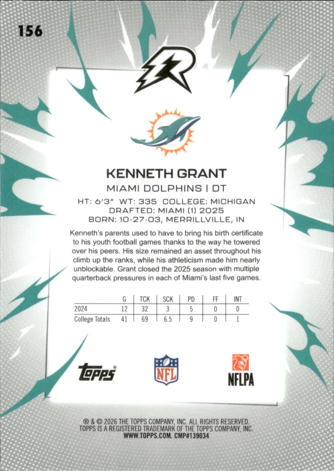 Kenneth Grant card back