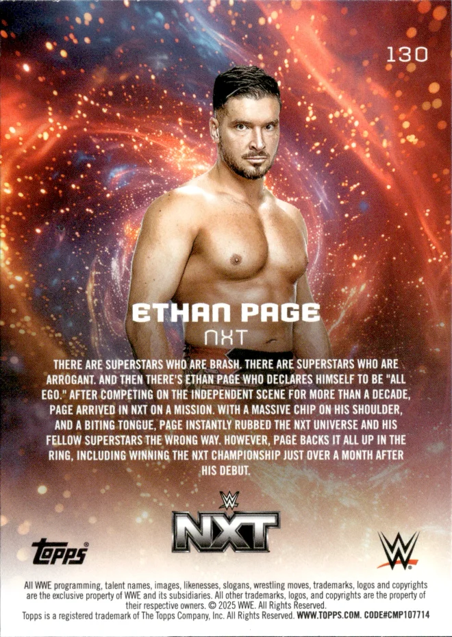 Ethan Page card back