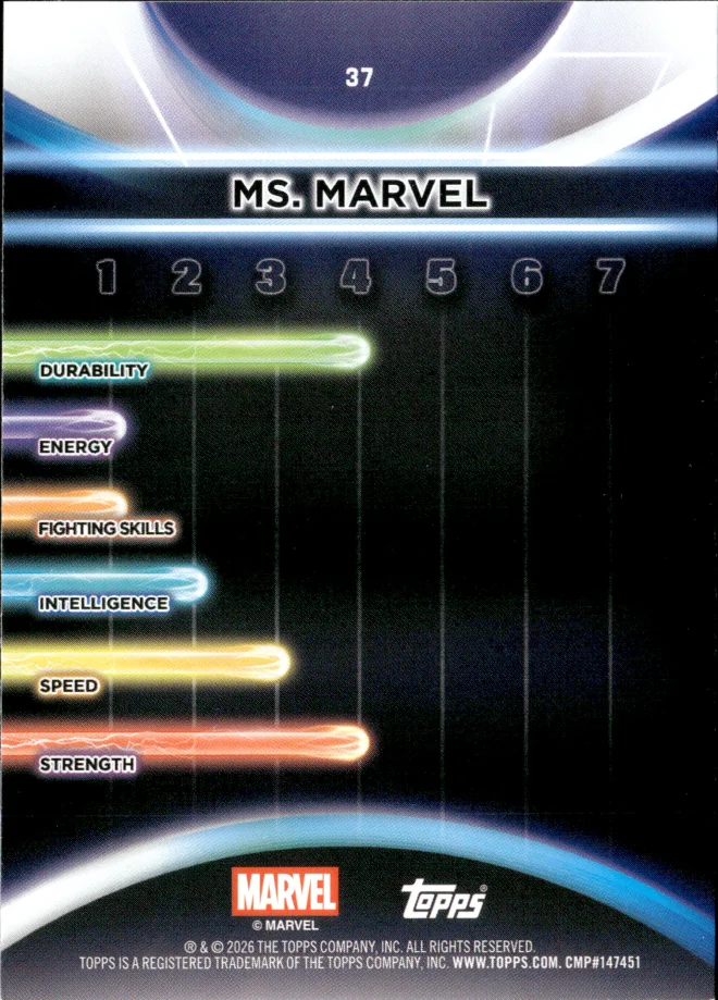 Ms. Marvel card back
