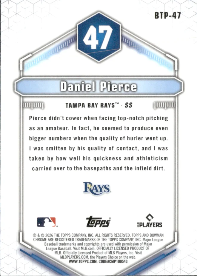 Daniel Pierce card back