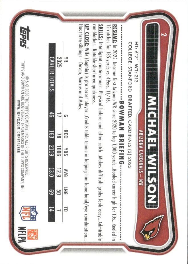 Michael Wilson card back