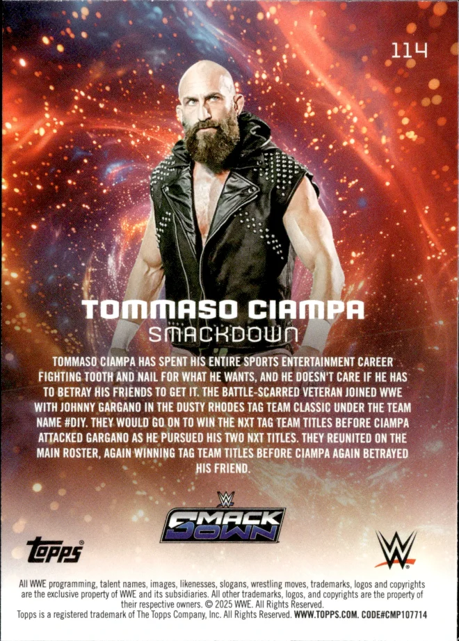 Tommaso Ciampa card back