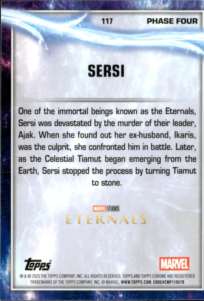 Sersi card back