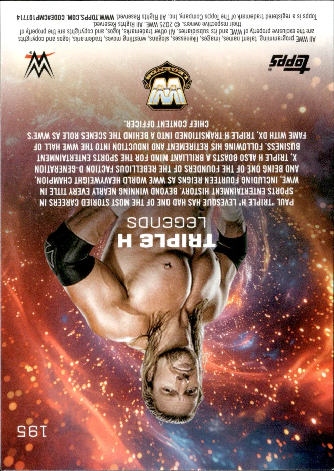 Triple H card back