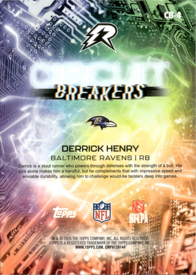 Derrick Henry card back