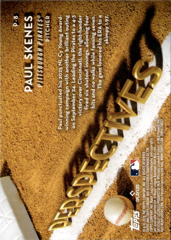Paul Skenes card back
