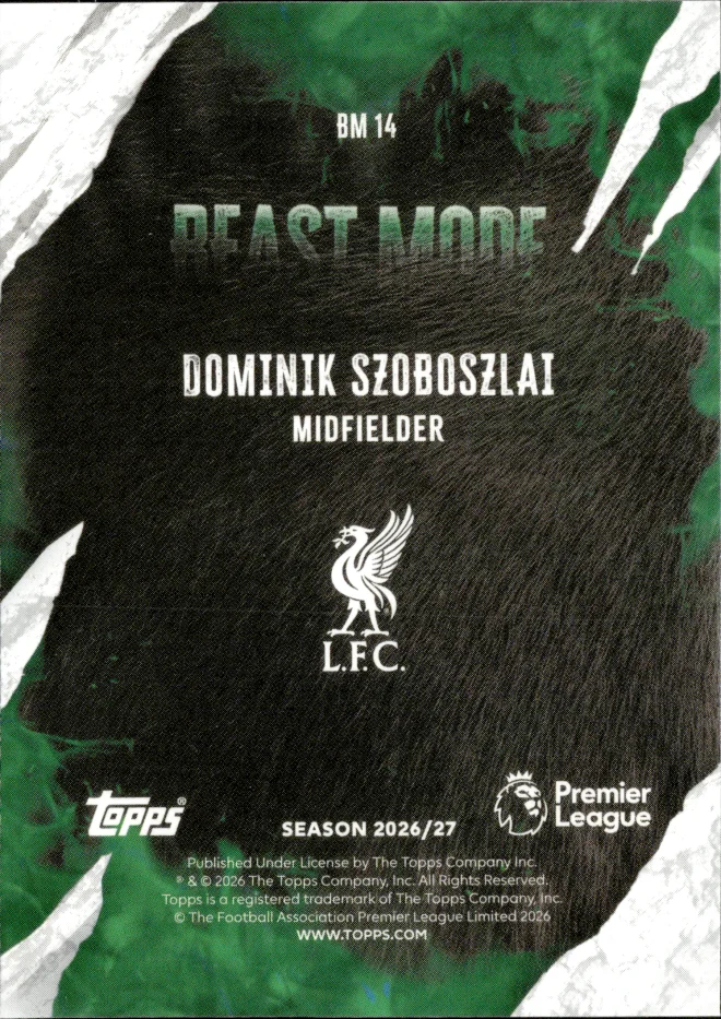 Dominik Szoboszlai card back