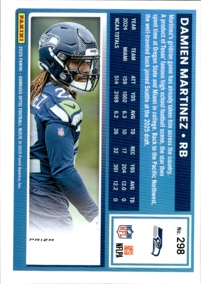 Damien Martinez card back