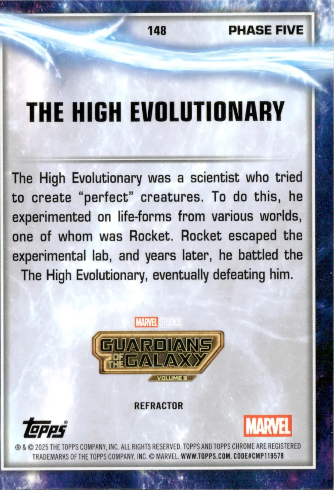 The High Evolutionary card back