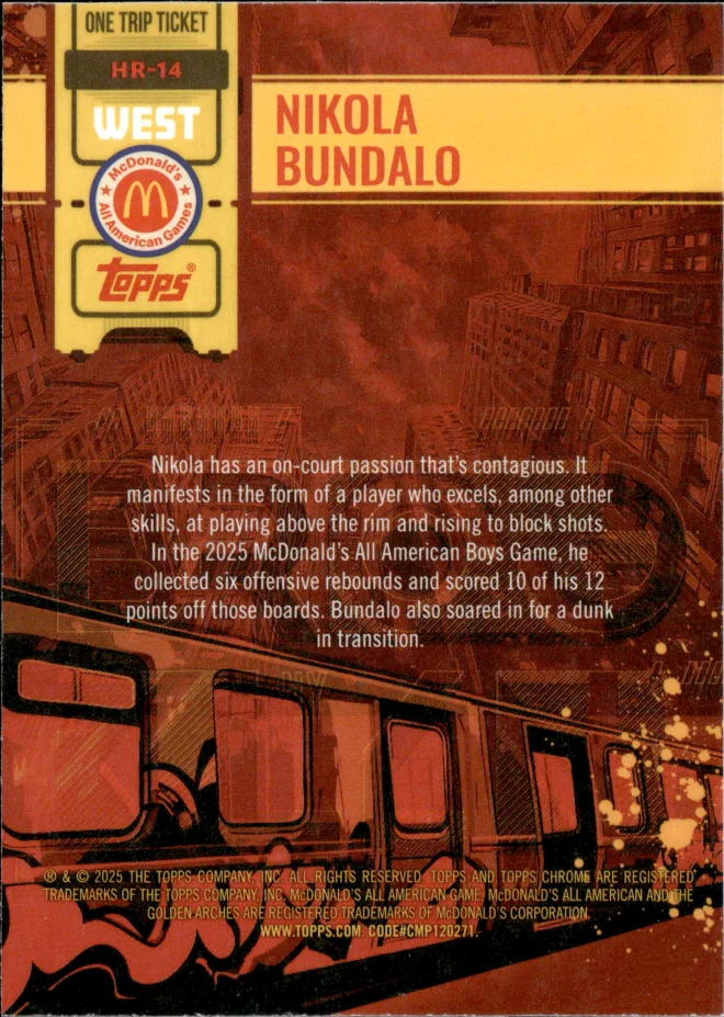Nikola Bundalo card back