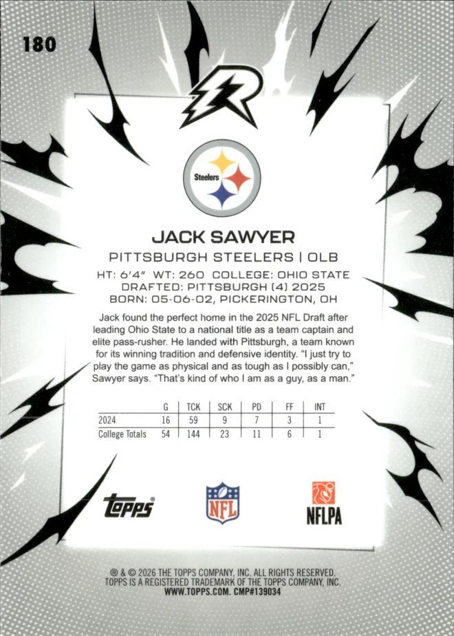 Jack Sawyer card back