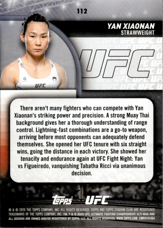 Yan Xiaonan card back