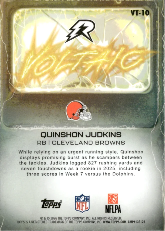 Quinshon Judkins card back