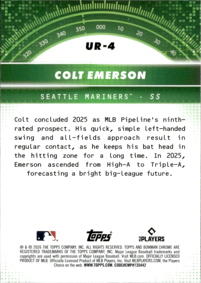 Colt Emerson card back
