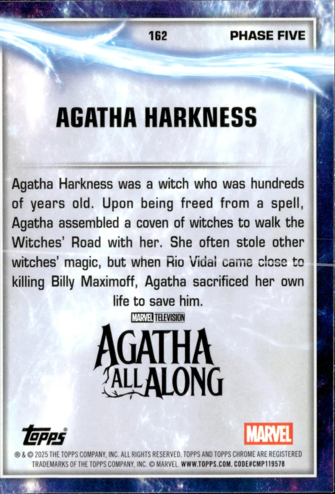 Agatha Harkness card back