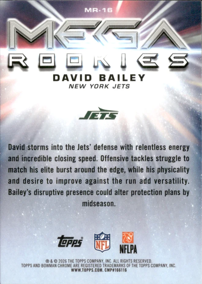 David Bailey card back