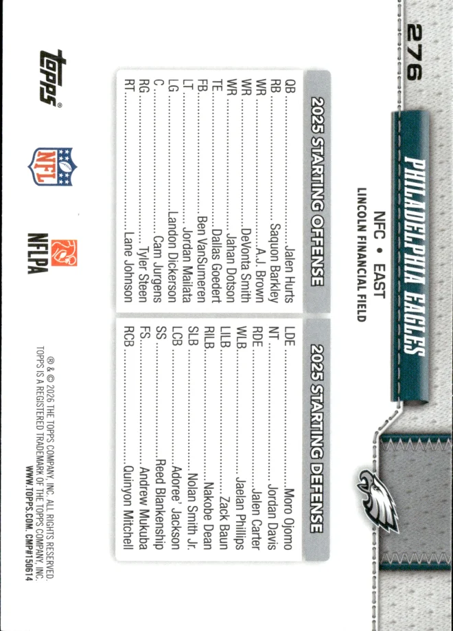 Card 8 card back
