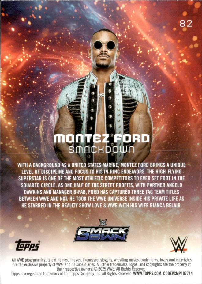 Montez Ford card back