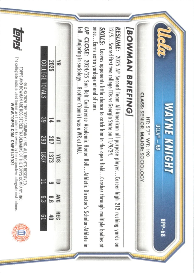 Wayne Knight card back