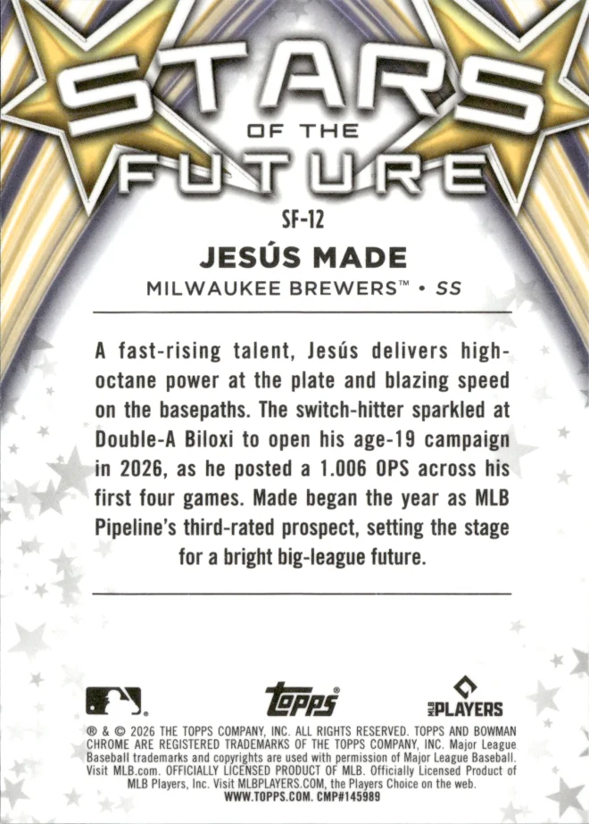 Jesús Made card back