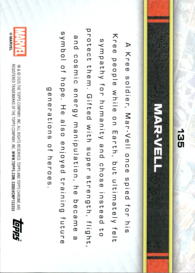 Mar-Vell card back