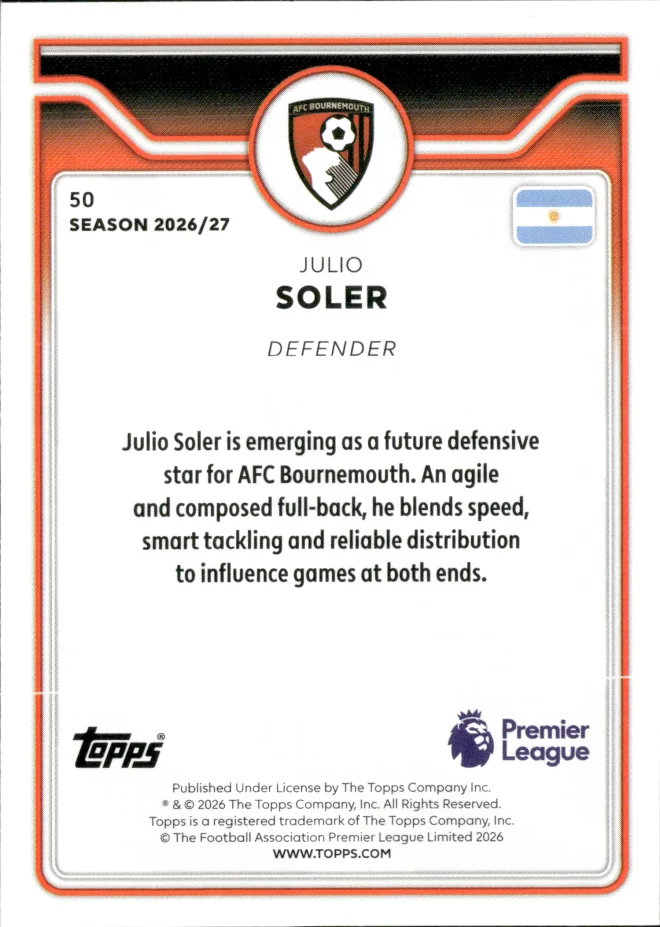 Julio Soler card back