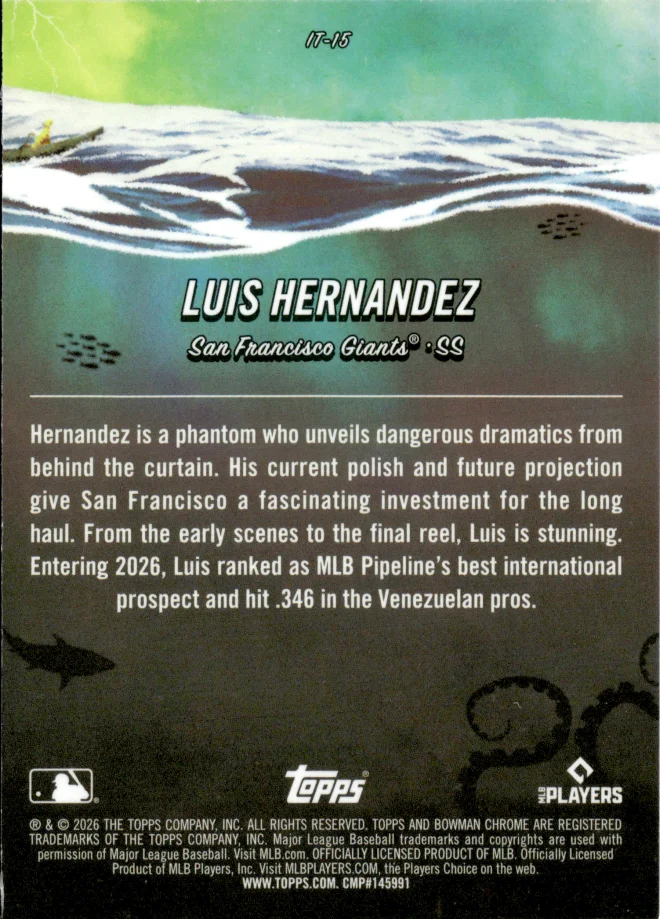 Luis Hernandez card back