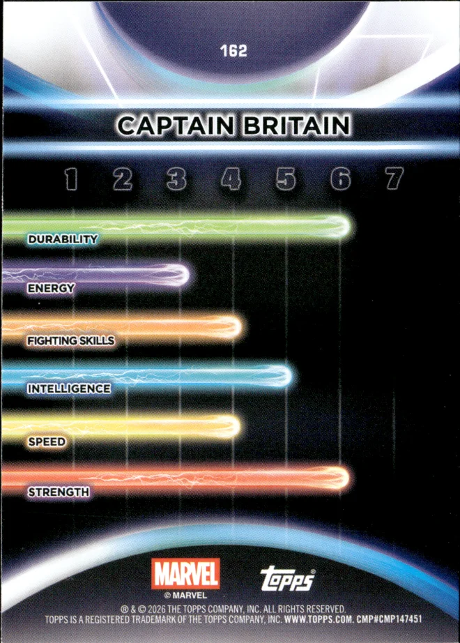 Captain Britain card back