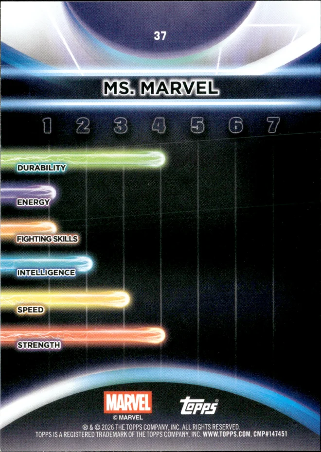 Ms. Marvel card back