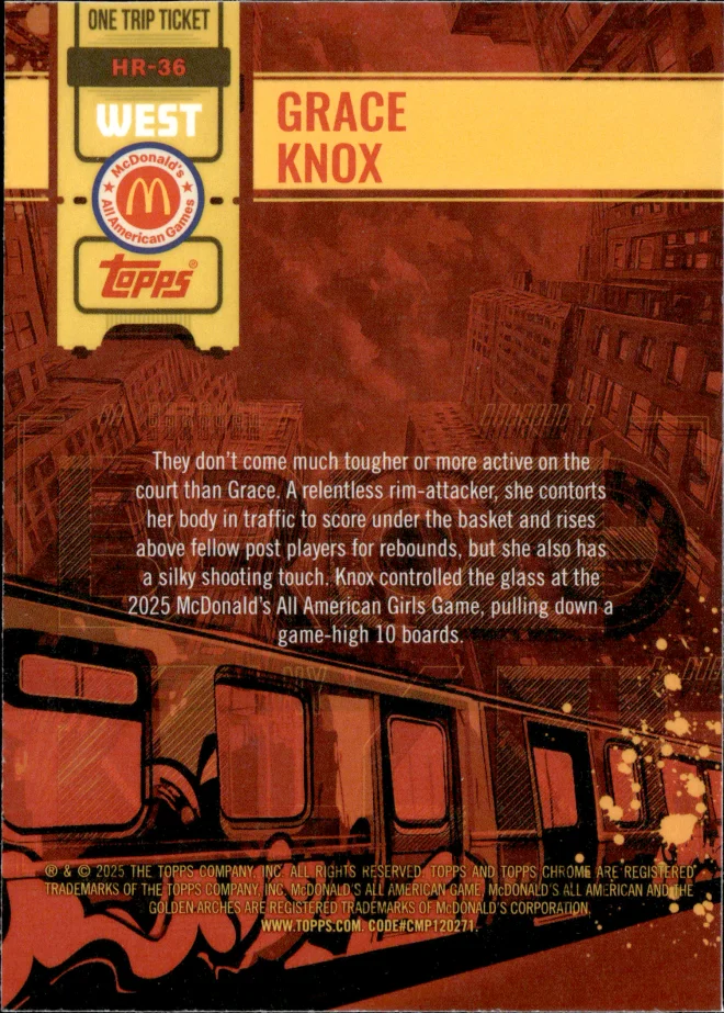 Grace Knox card back