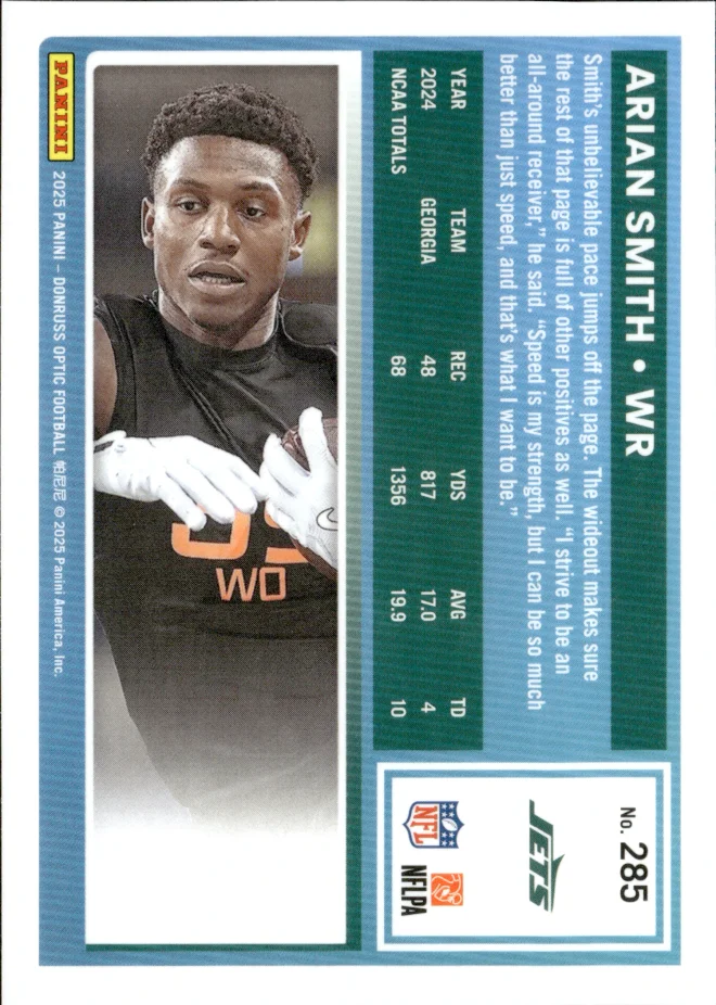 Arian Smith card back