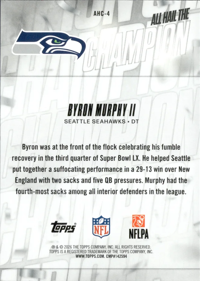 Byron Murphy II card back