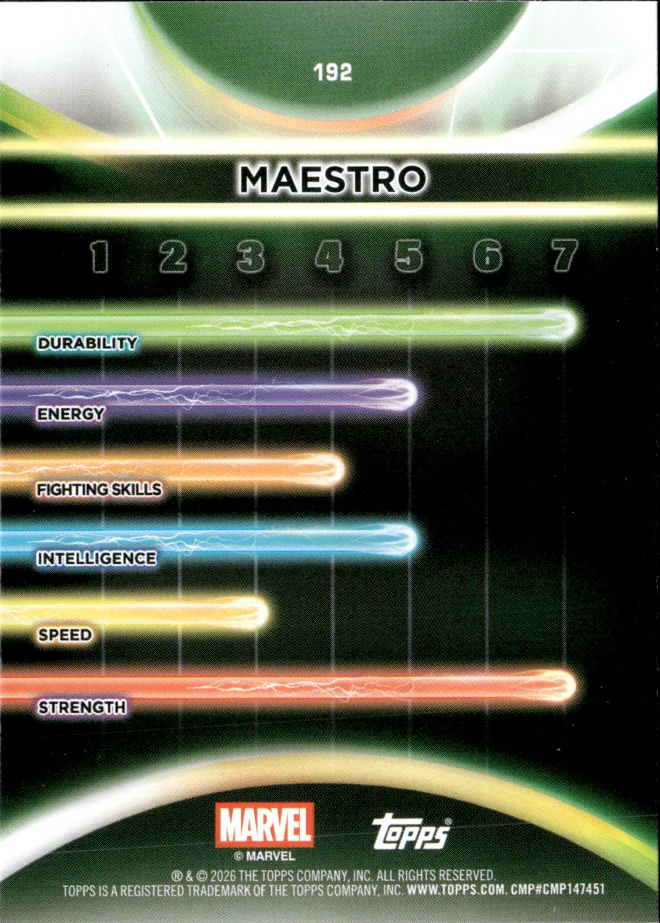 Maestro card back