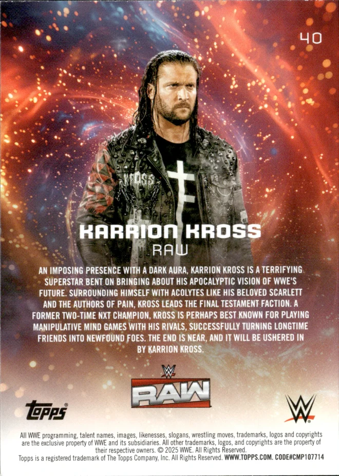 Karrion Kross card back