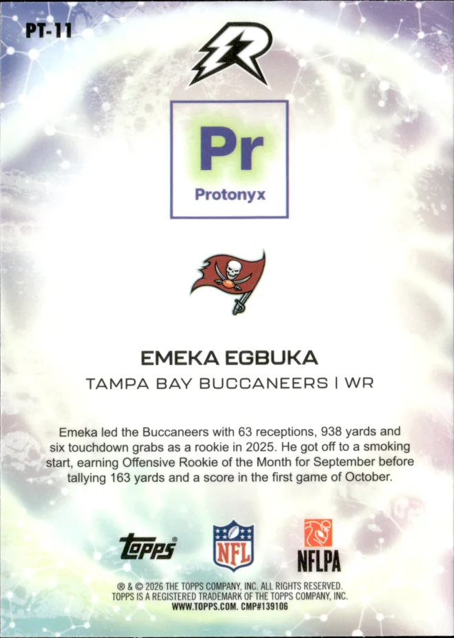 Emeka Egbuka card back