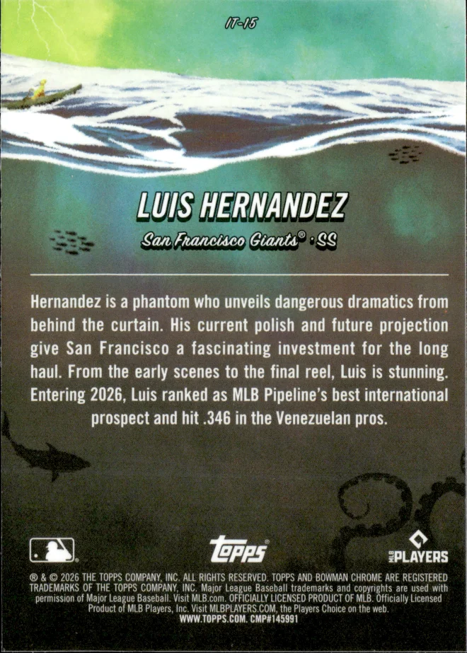Luis Hernandez card back