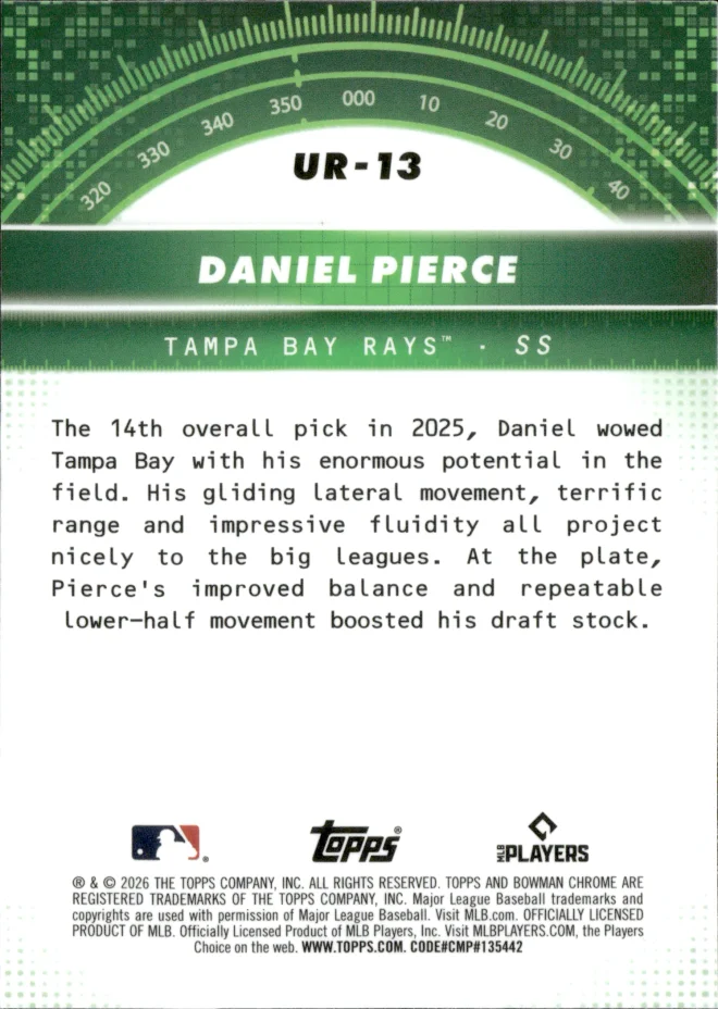 Daniel Pierce card back