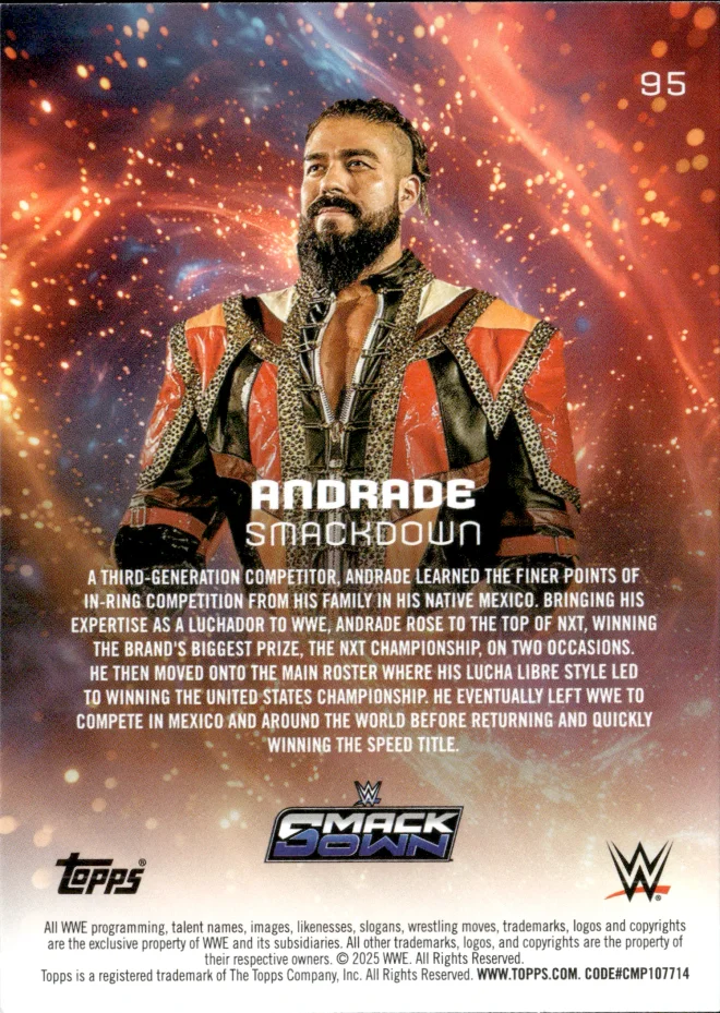Andrade card back