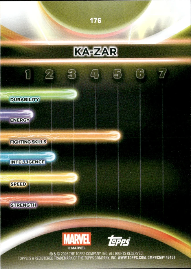 Ka-Zar card back