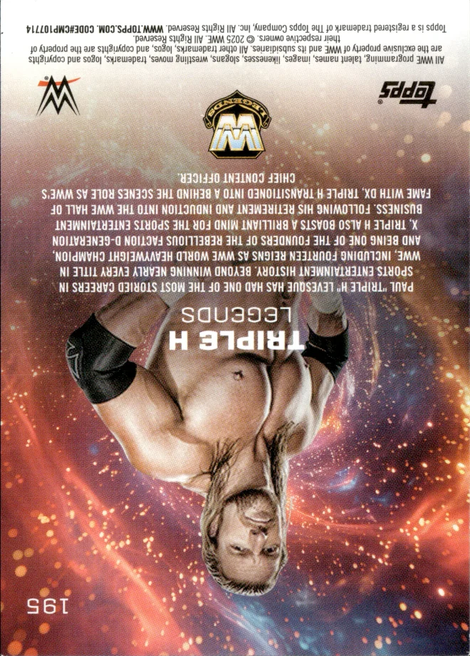 Triple H card back