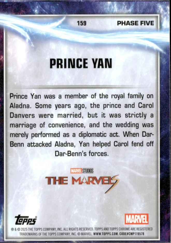Prince Yan card back