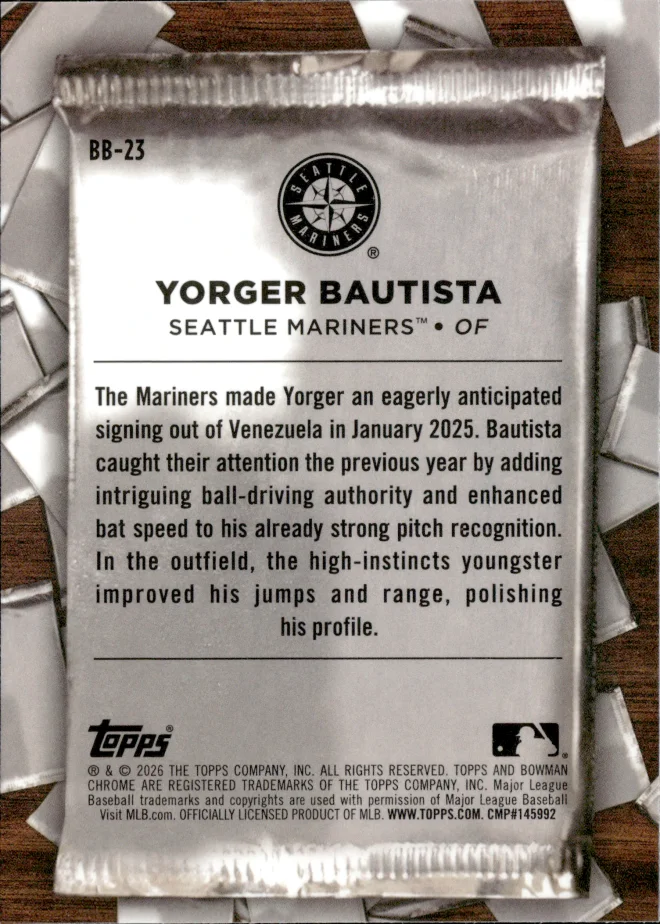 Yorger Bautista card back