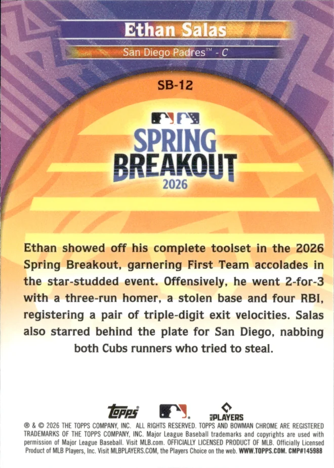 Ethan Salas card back