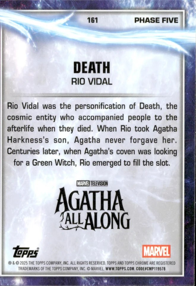 Rio Vidal / Death card back