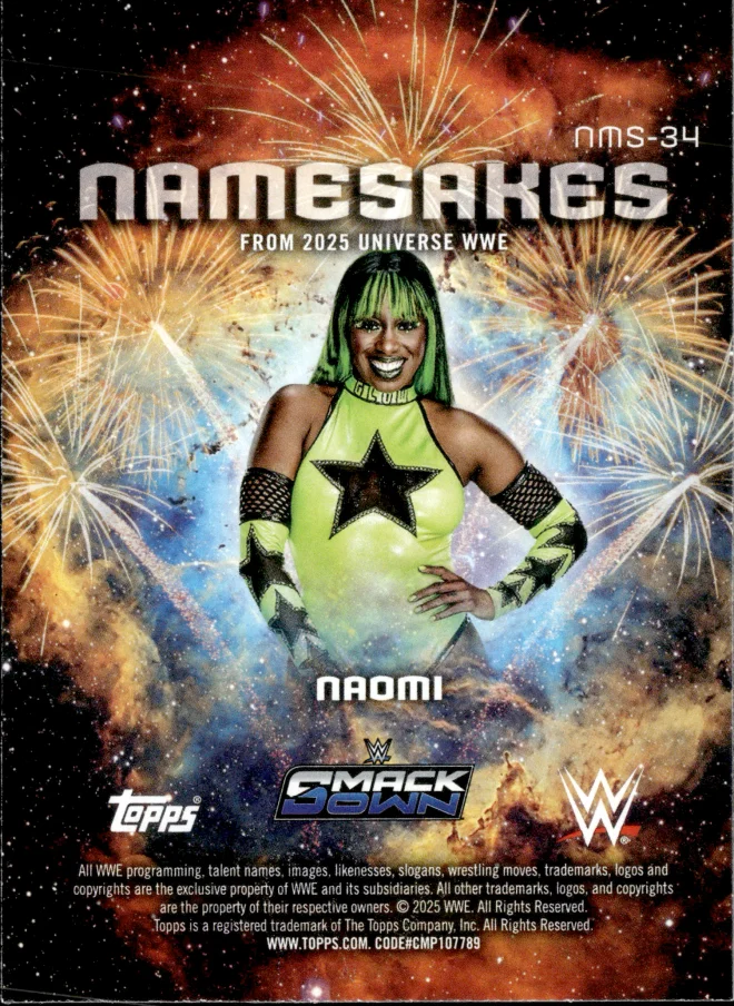 Naomi card back