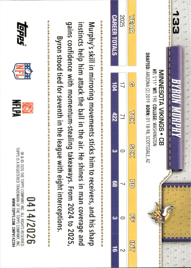 Byron Murphy card back